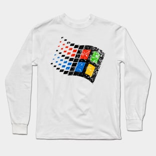 Retro Windows Logo Long Sleeve T-Shirt